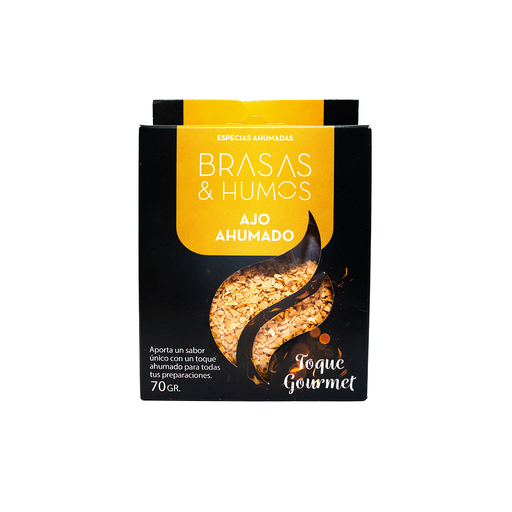 [35073] AJO EN ESCAMAS AHUMADO BRASAS & HUMOS 70 GR