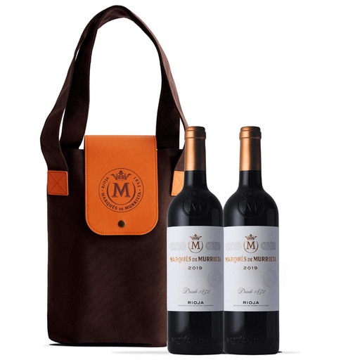 [34089] ESTUCHE CON 2 BOTELLAS VINO MARQUES DE MURRIETA TINTO 2019 750 ML